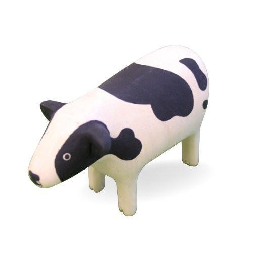 Hand Carved Wooden COW