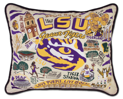 LSU COLLEGIATE, UNIVERSITY Pillow