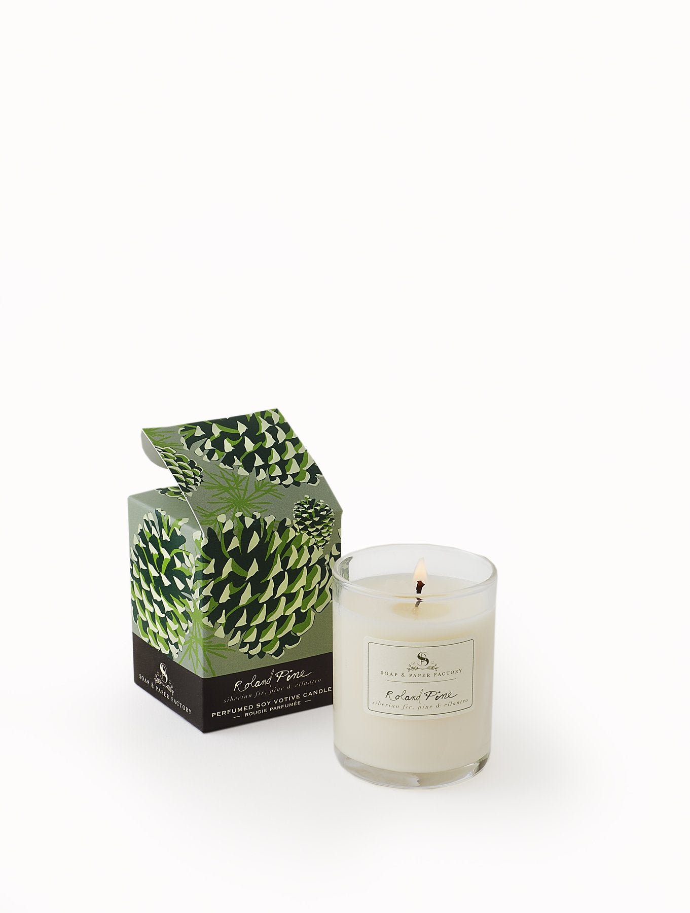 Roland Pine Votive Soy Candle