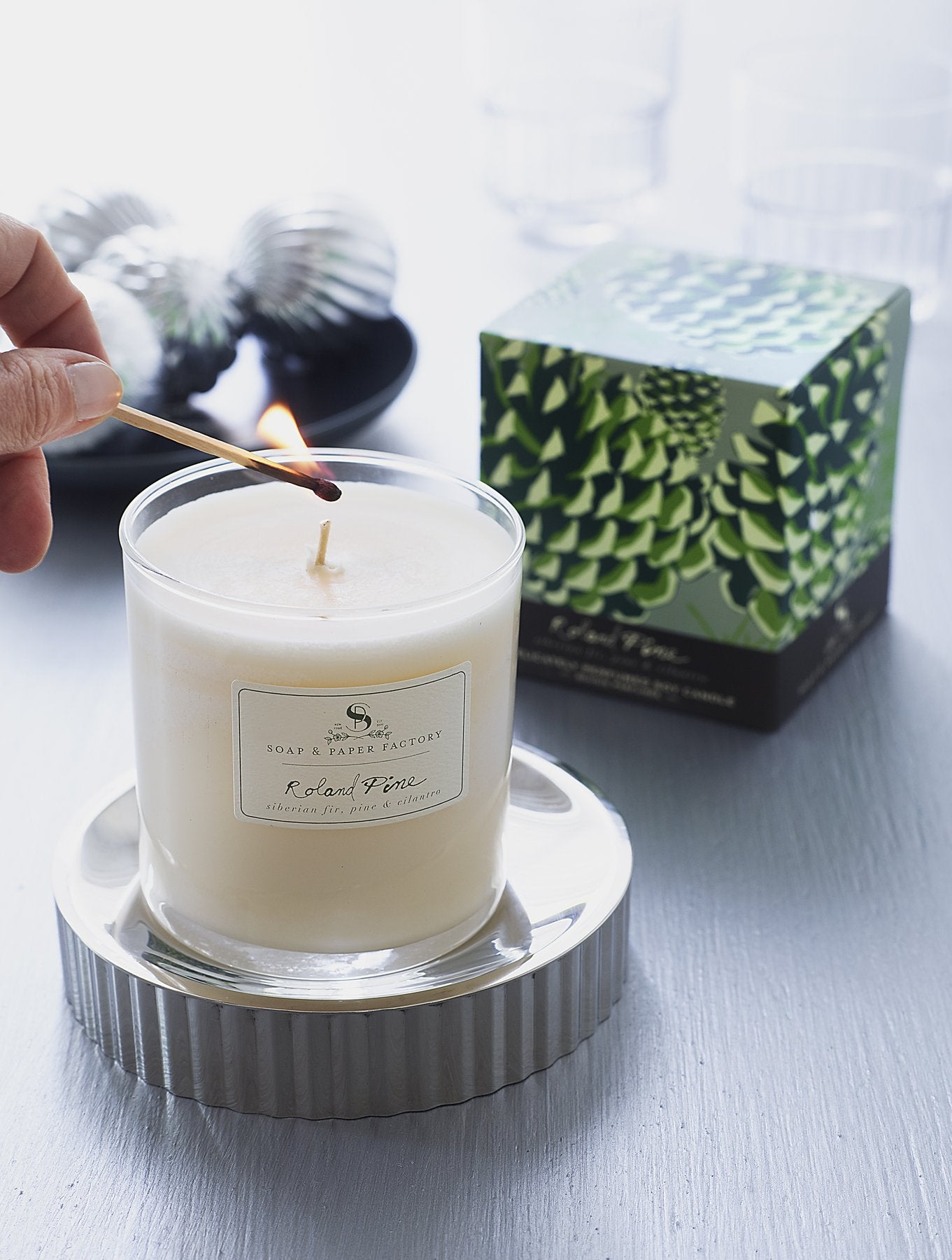 Roland Pine Large Soy Candle