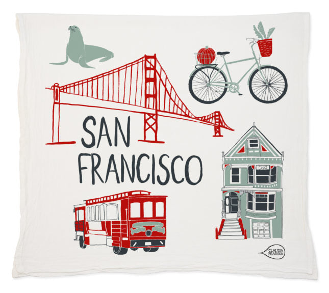 San Francisco Tea Towel