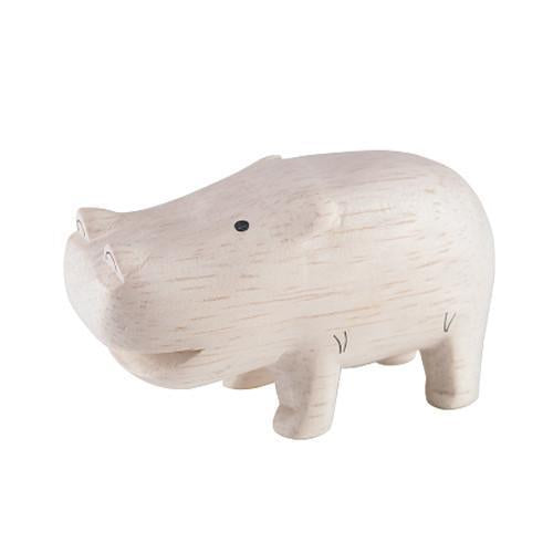 Hand Carved Wooden HIPPOPOTAMUS