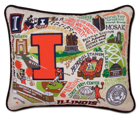 ILLINOIS, UNIVERSITY Pillow