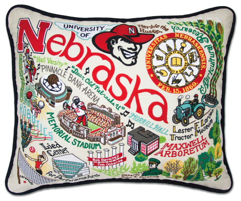 NEBRASKA, UNIVERSITY Pillow