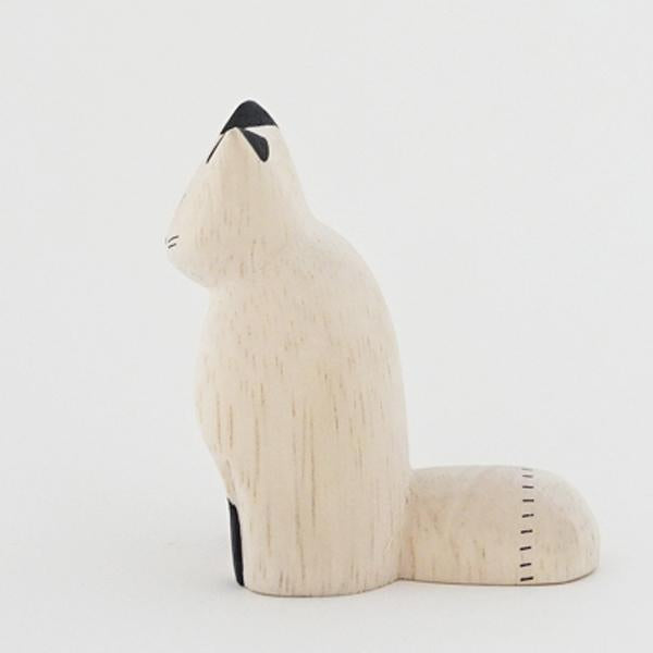 Hand Carved Wooden Fox