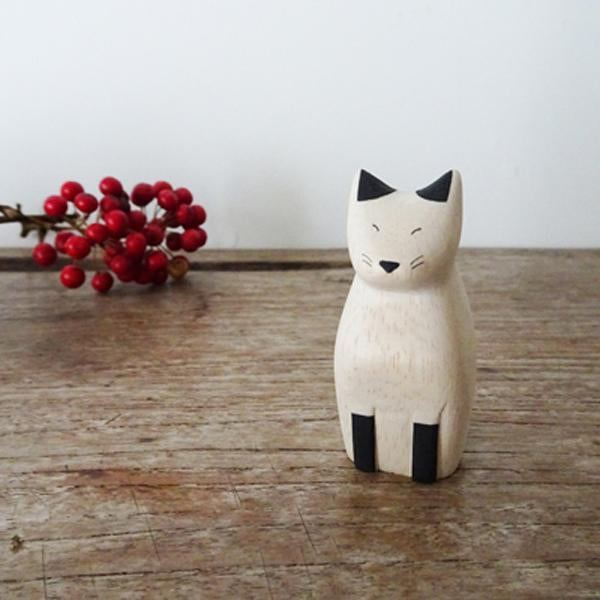 Hand Carved Wooden Fox