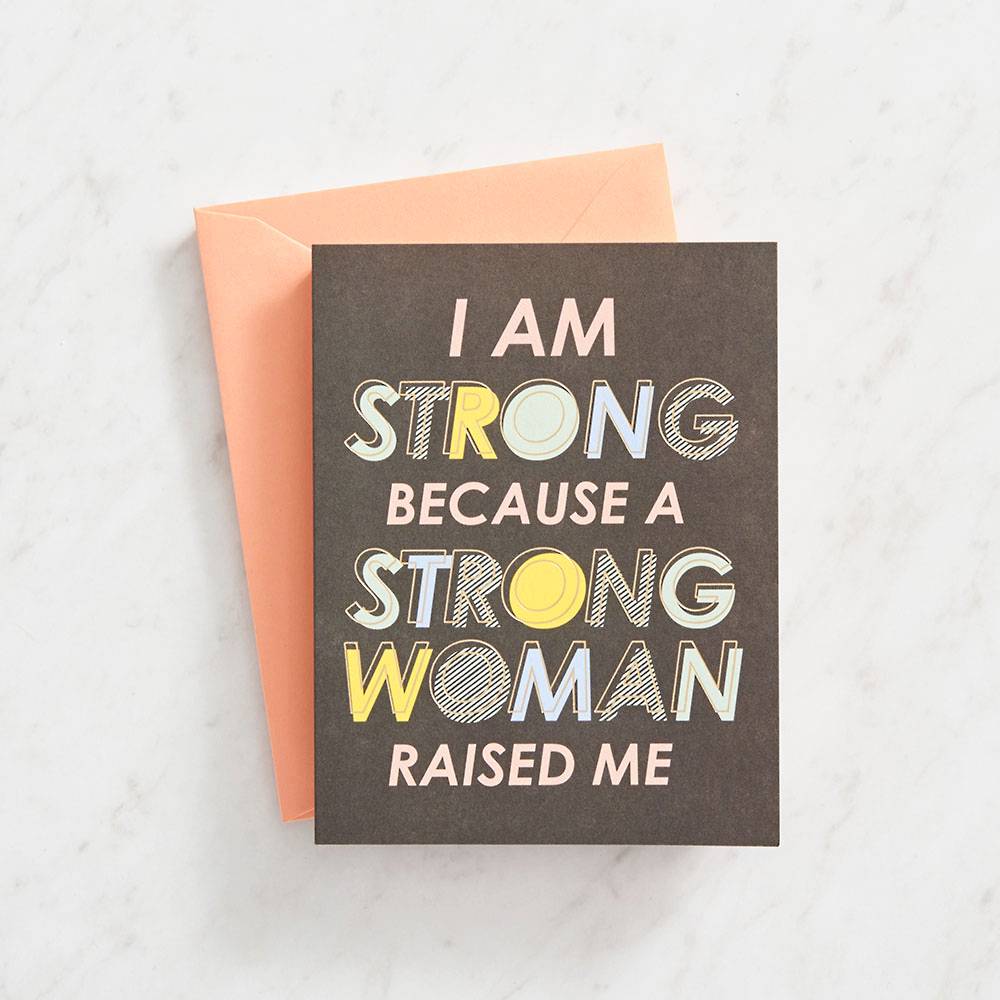 Strong Woman Mother's Day Card