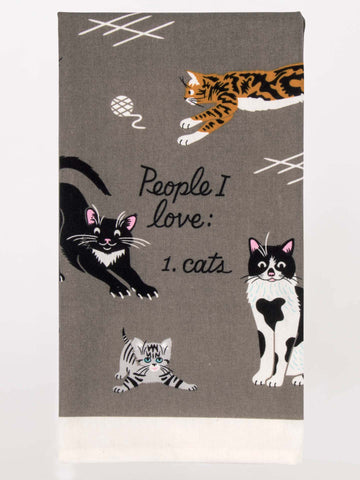 PEOPLE I LOVE: CATS DISH TOWEL