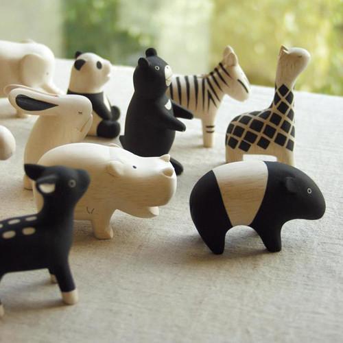 Hand Carved Wooden MALAYAN TAPIR