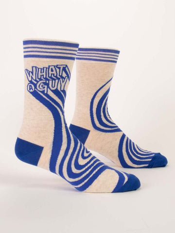 WHAT A GUY M-CREW SOCKS