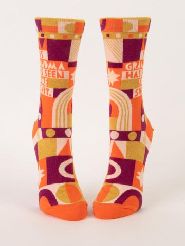 THIS GRANDMA HAS SEEN SOME SHIT W-CREW SOCKS