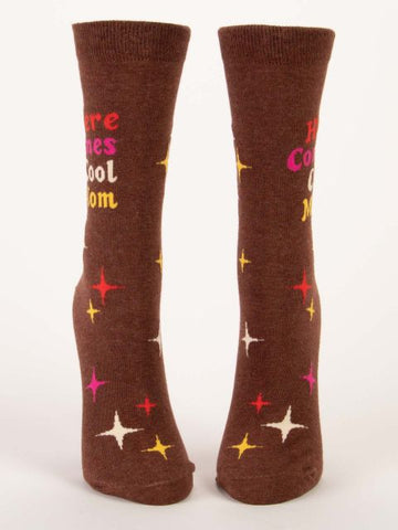 HERE COMES COOL MOM W-CREW SOCKS