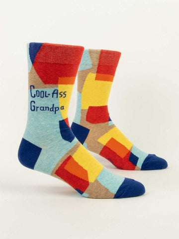 COOL-ASS GRANDPA M-CREW SOCKS