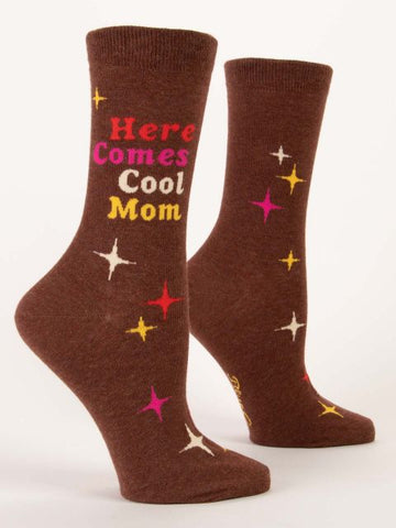 HERE COMES COOL MOM W-CREW SOCKS