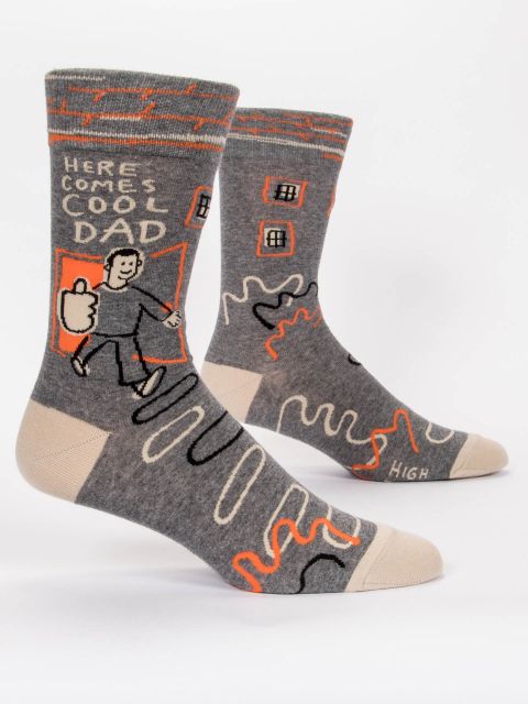 HERE COMES COOL DAD M-CREW SOCKS