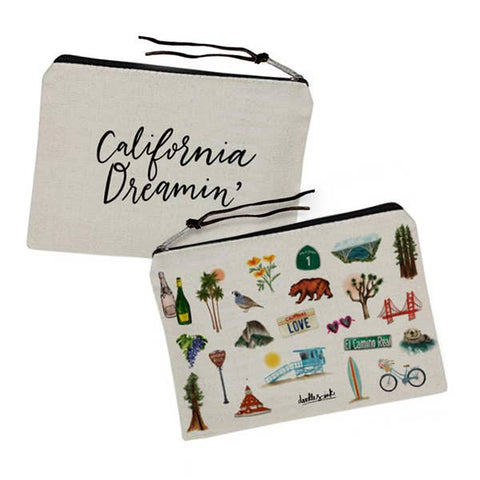 California Dreamin' Travel Pouch