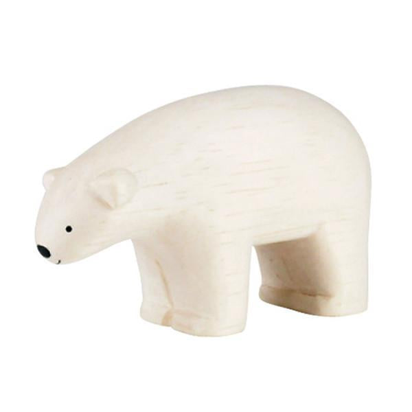 Hand Carved Wooden POLAR BEAR