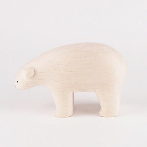 Hand Carved Wooden POLAR BEAR