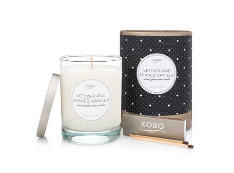 Vetiver Shaved Vanilla Soy Candle