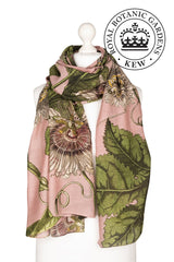 Passion Flower Pink Scarf