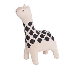 Hand Carved Wooden Giraffe