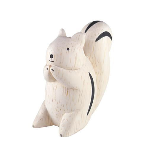 Hand Carved Wooden Squirrel