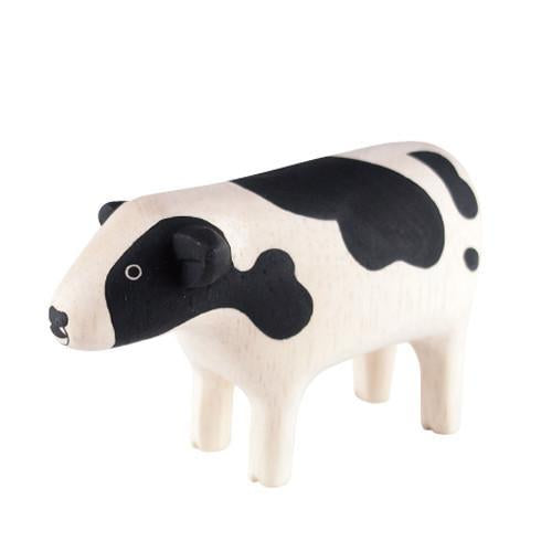 Hand Carved Wooden COW