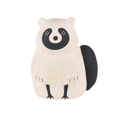 Hand Carved Wooden RACCOON