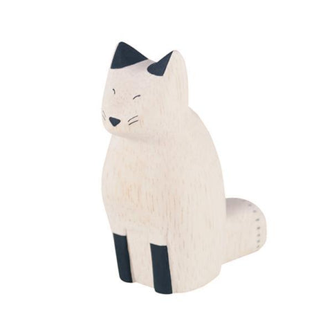 Hand Carved Wooden Fox