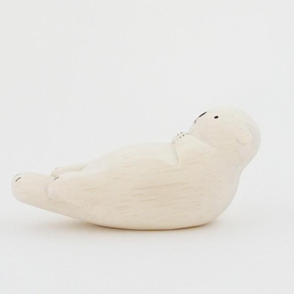 Hand Carved Wooden SEA OTTER