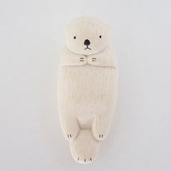 Hand Carved Wooden SEA OTTER