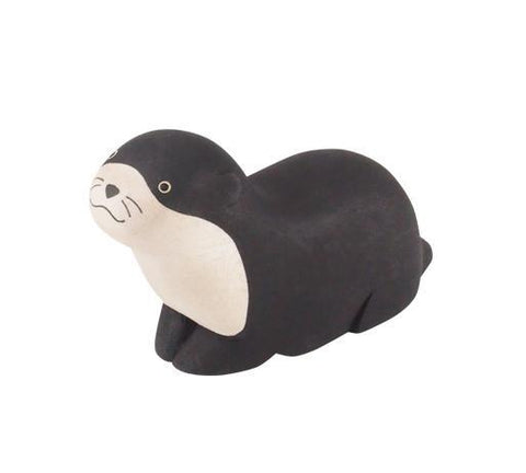 Hand Carved Wooden Otter