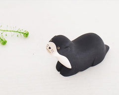 Hand Carved Wooden Otter