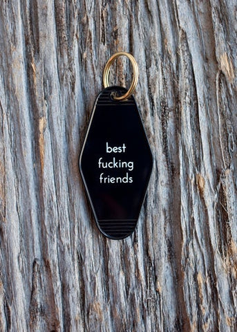 BEST FUCKING FRIENDS KEY TAG