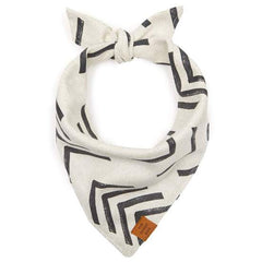 Modern Mud Cloth Natural Dog Bandana