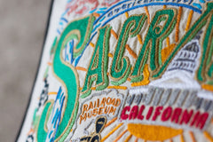 Sacramento Hand-Embroidered Pillow