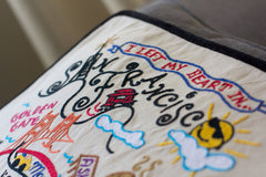 San Francisco Hand-Embroidered Pillow